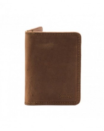 Leather Wallet Shielded Warranty - Tobacco - CO17YOLUQOE