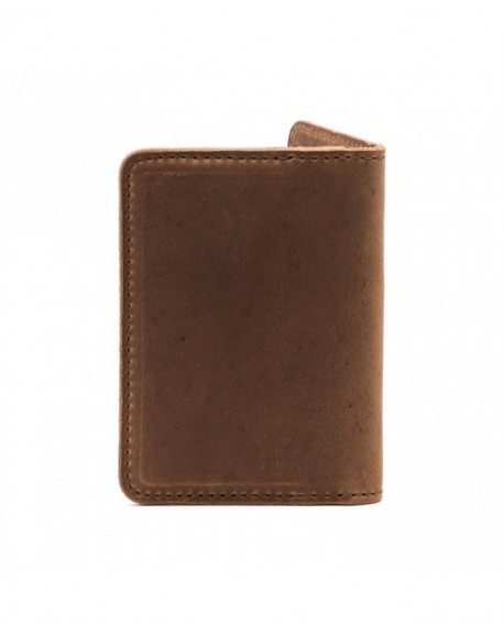 Leather Wallet Shielded Warranty - Tobacco - CO17YOLUQOE