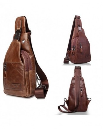 Leather Backpack Shoulder 13 3x18 8x5 1 - Brown - C7186Q3ETYR
