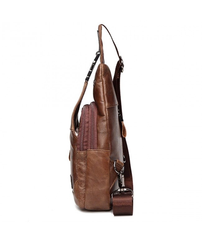 Leather Backpack Shoulder 13 3x18 8x5 1 - Brown - C7186Q3ETYR