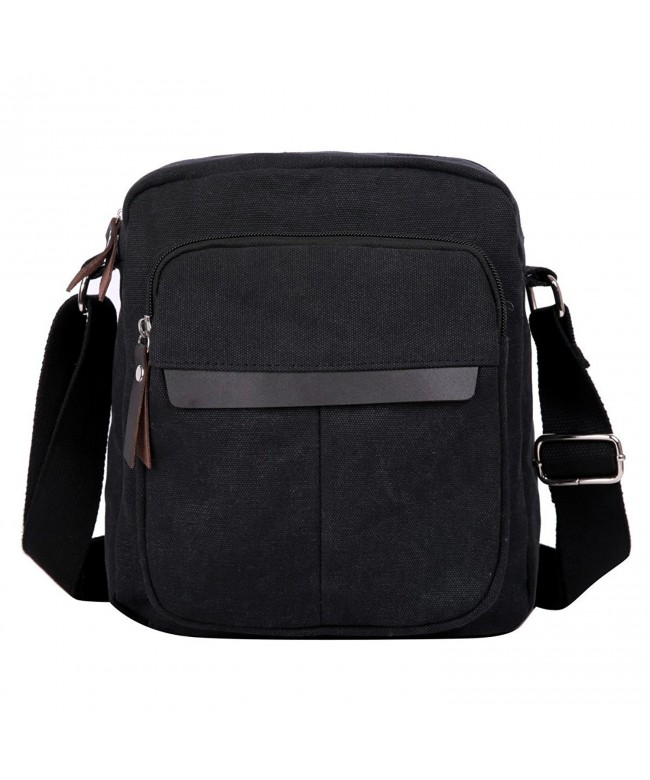 Men's Small Canvas Shoulder Crossbody Bag for Men Travel Casual Work ...