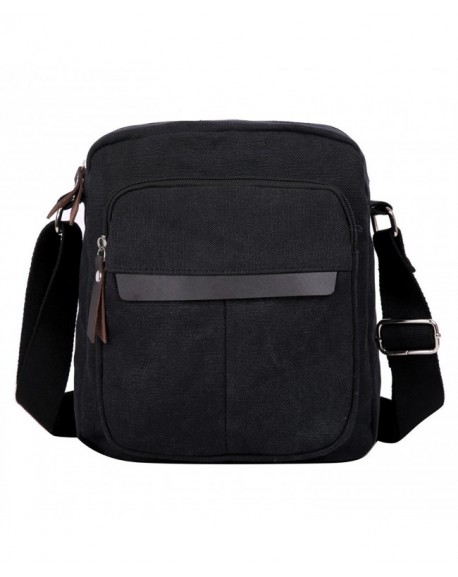 Men's Small Canvas Shoulder Crossbody Bag for Men Travel Casual Work ...