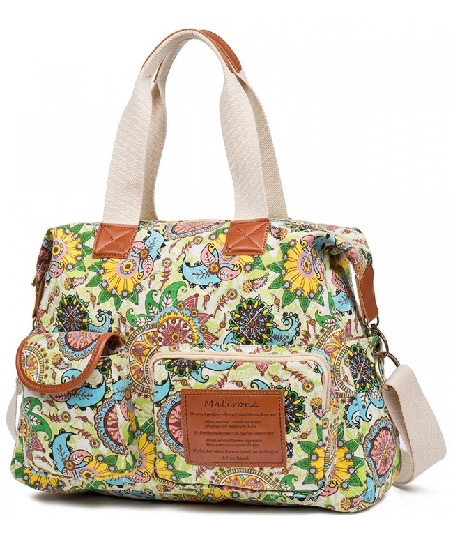 Canvas Shoulder Bag Travel Handbag Women Top Handle Satchel Crossbody ...