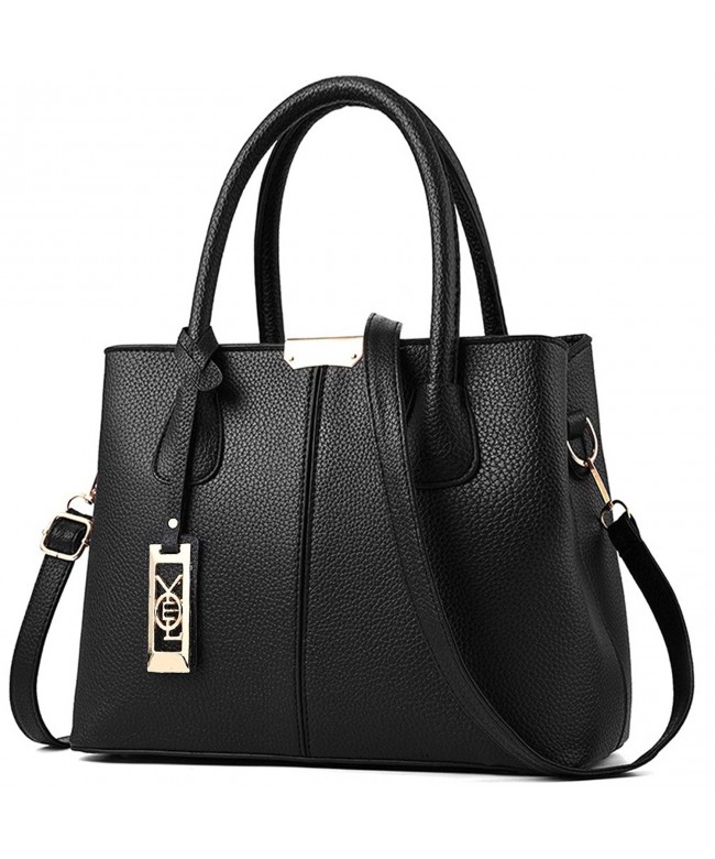 Women Fashion Leather Top Handle Satchel Handbag Crossbody Tote Bag ...