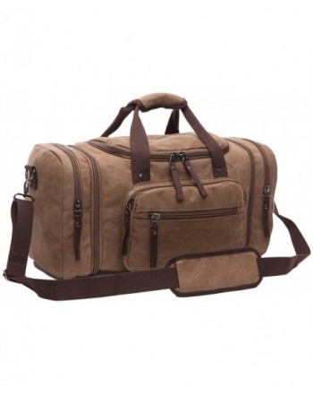 Men's Oversized Canvas Travel Luggage Bag Weekend Duffel Handbags ...
