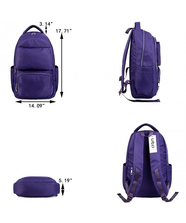 Backpack Waterproof Rucksack Shoulder - Purple - C6182Q59G55