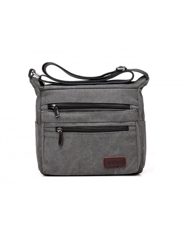 Casual Canvas Zipper Single Adjustable Strap Shoulder Bags Messenger ...