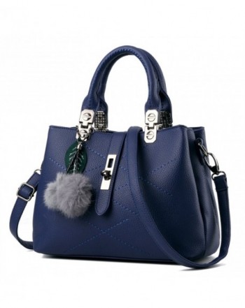 Womens Designer Purses and Handbags Ladies Tote Bags - Blue - CK184I5YSTN