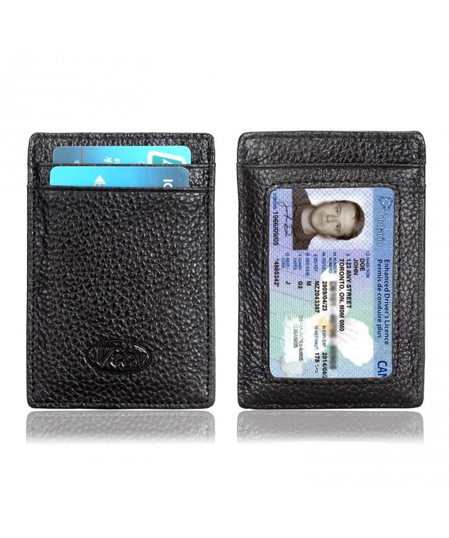 Genuine Leather Slim Wallet - CN129W2Y0QX