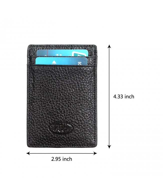 Genuine Leather Slim Wallet - CN129W2Y0QX