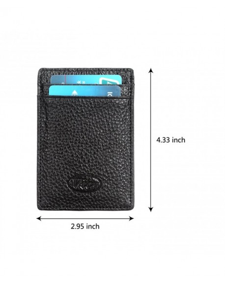 Genuine Leather Slim Wallet - CN129W2Y0QX