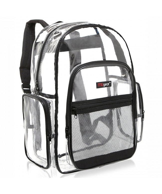 Clear Transparent PVC Multi-pockets School Backpack/ Outdoor Backpack ...
