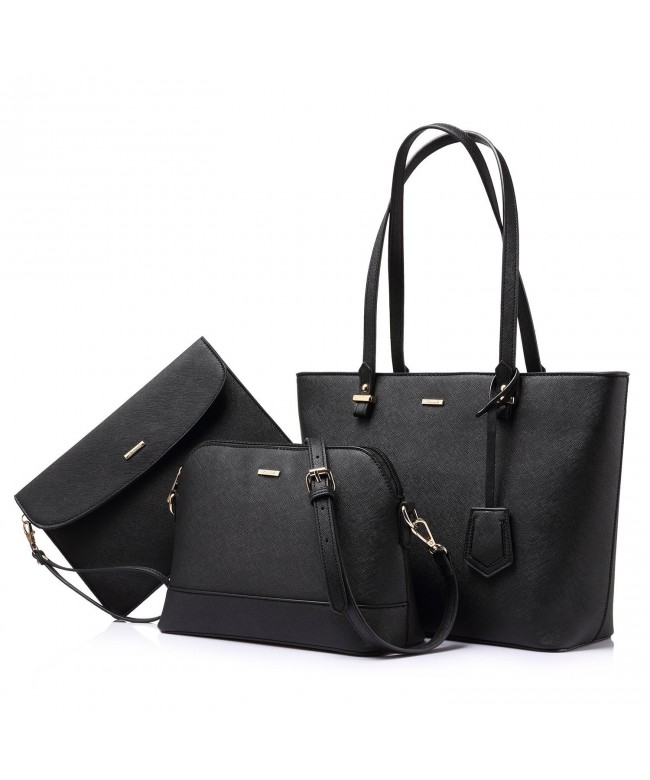 Handbags for Women Shoulder Bags Tote Satchel Hobo 3pcs Purse Set ...
