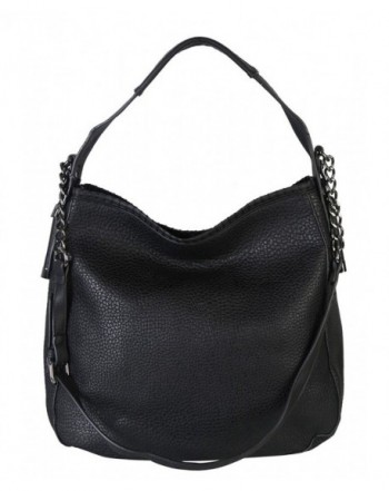 PU Leather Large Hobo Womens Fashion Purse Handbag - Zd-2500 Black ...