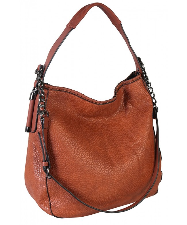PU Leather Large Hobo Womens Fashion Purse Handbag - Zd-2500 Black ...