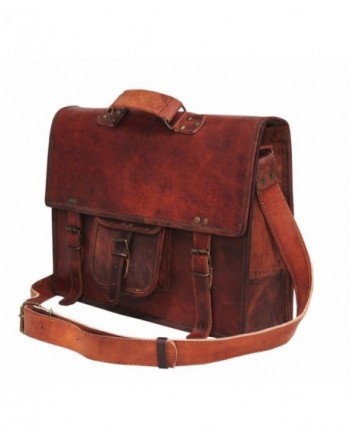 Handolederco vintage briefcase shoulder messenger