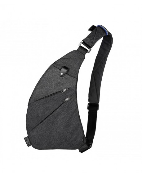 Shoulder Backpack Lightweight Multipurpose Crossbody - 1-Gray - CG12O6Q4XKR