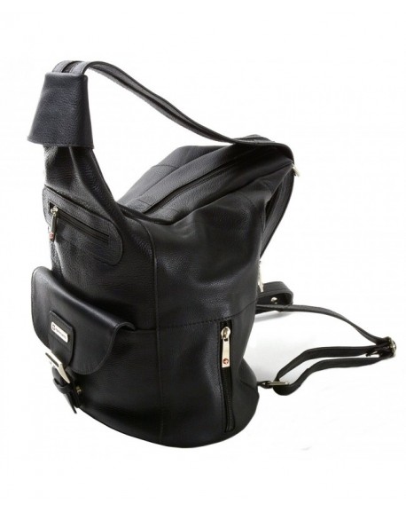 Womens Alpine Swiss Genuine Leather Backpack Purse Handbags - Arnon ...