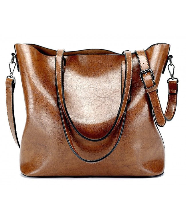 Women's Soft Leather Handbag Hobo Crossbody Purse Tote Shoulder Bag ...