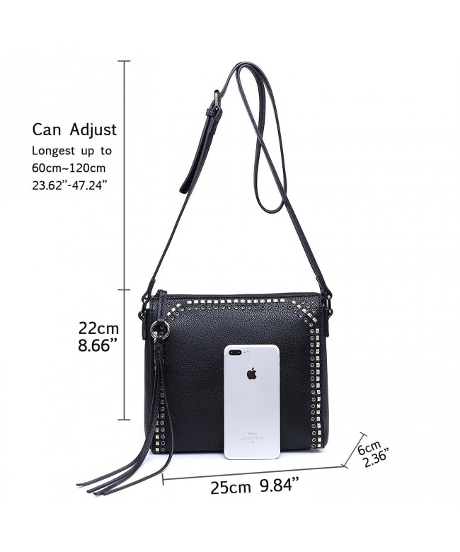 Crossbody Bags for Women Medium Shoulder Bag with Tassel Cell Phone ...