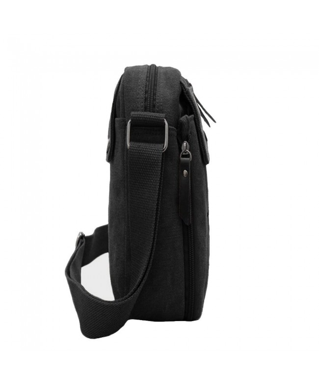 Men's Multifunctional Canvas Messenger Handbag Outdoor Sports Over Shoulder  Crossbody Side Bag