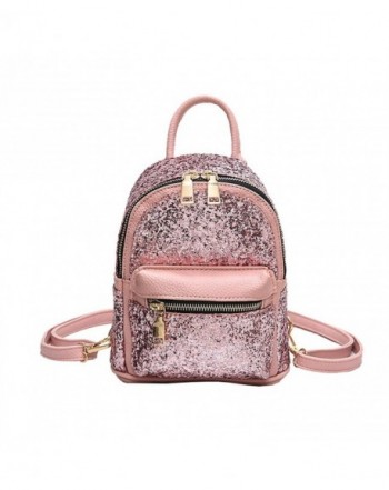 Girls Cute Sequin Mini Backpack Leather Purse Women Backpack Leather ...