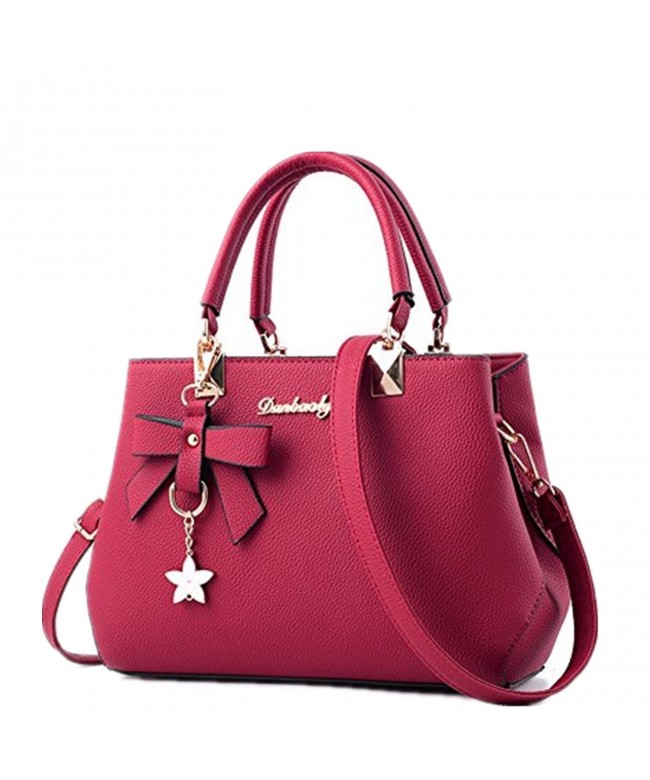 Fashion Handbags Designer Shoulder Crossbody - Burgundy - CB186WQI2EG