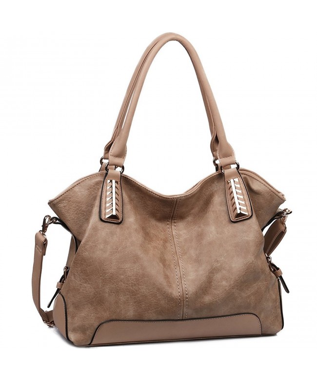 Women Handbags Hobo PU Leather Purse Top-Handle Bags Tote Large ...