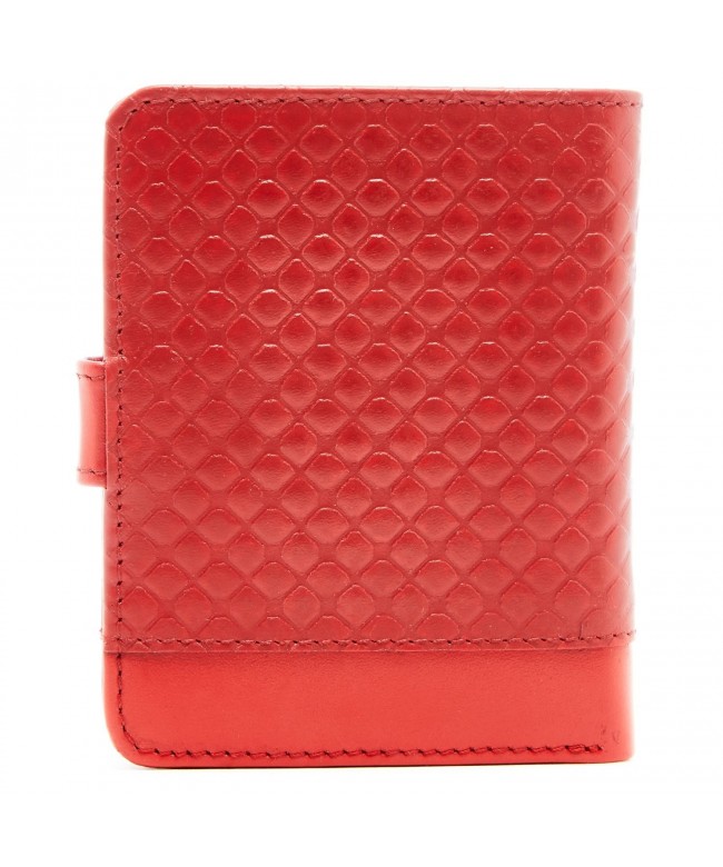 Genuine Leather Wallet Womens Slim Minimalist Bifold 8 Card Slots RFID ...