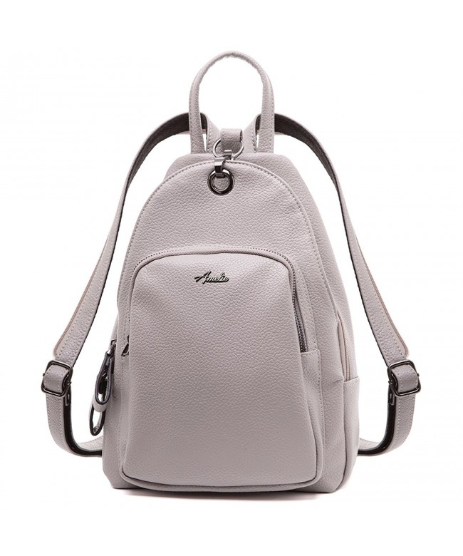 Leather Small Fashion Backpack Purses Shoulder Bag AMELIE GALANTI - L ...