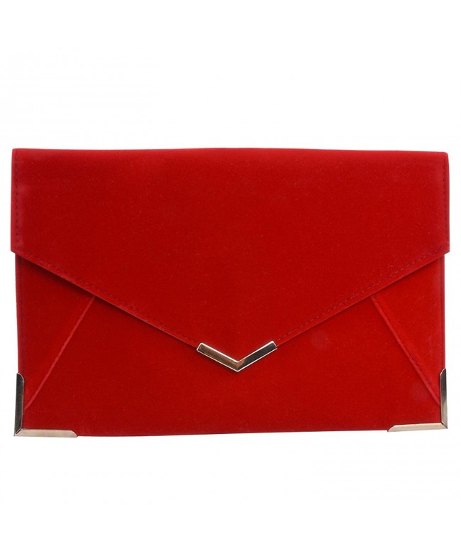 Womens Envelope Flap Clutch Handbag Evening Bag Purse Glitter Frosted ...