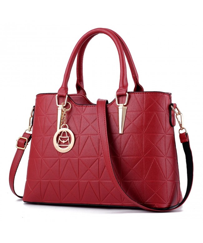 Handbag for Women Triangle Cone Casual Tote Bag Shoulder Bag Hardware ...