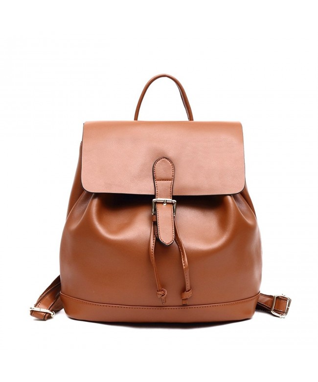 Drawstring Backpack for Women Large Genuine leather Purses College Bag ...